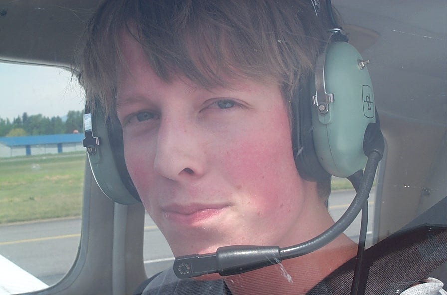 Pilot Trevor Pope, Langley Flying School